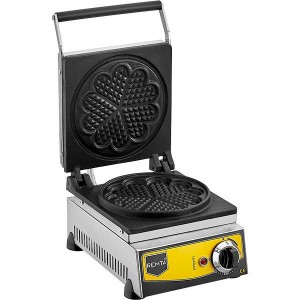 Remta W12 Tekli Çiçek Model Waffle Makinesi, 21 cm, Elektrikli